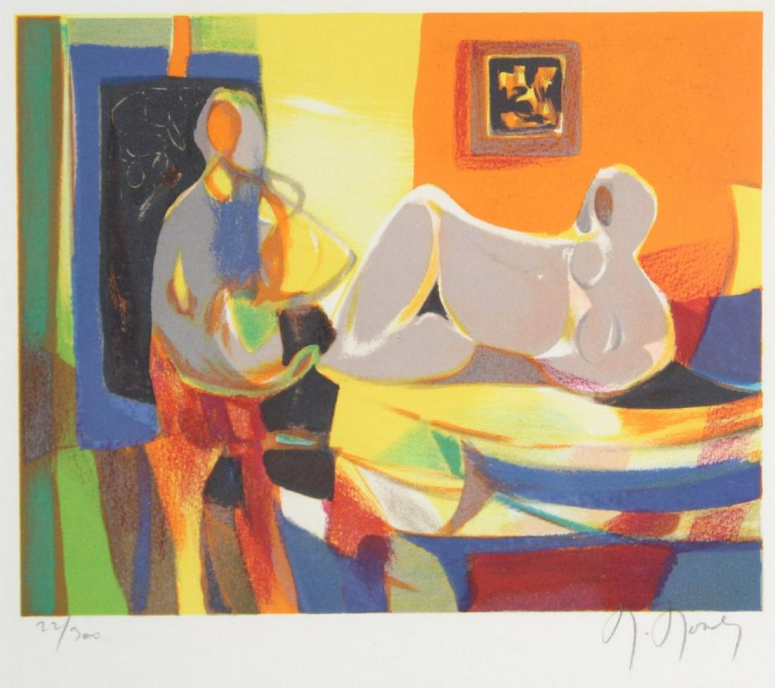 Marcel Mouly 'Pientre et Modele' S/N Lithograph (1 of 5)