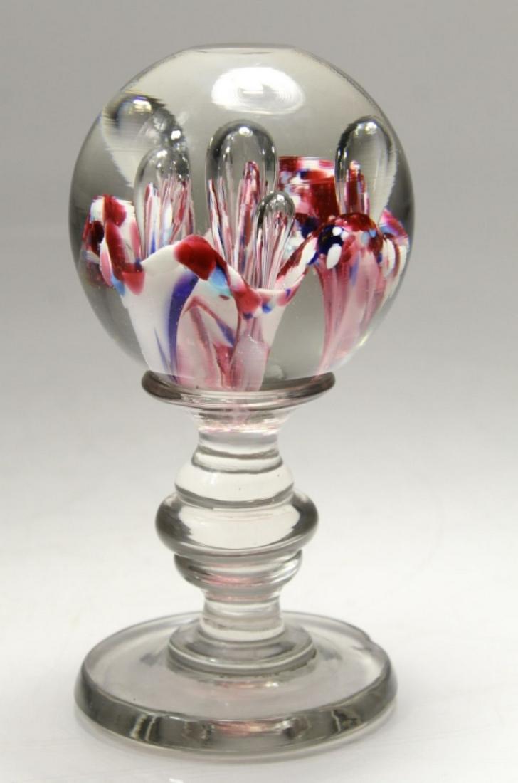 Millville Art Glass Umbrella Pedestal Paperweight (1 of 5)