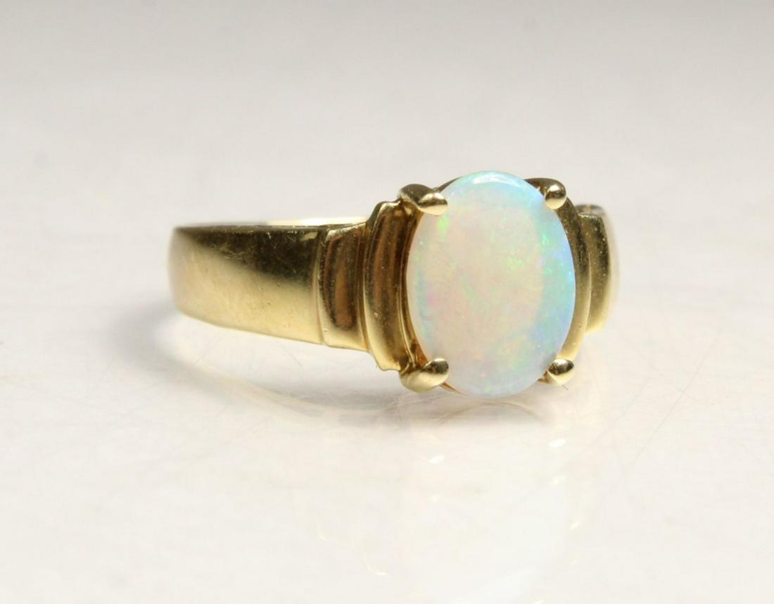 14K Plumb Gold & Opal Ring (1 of 6)