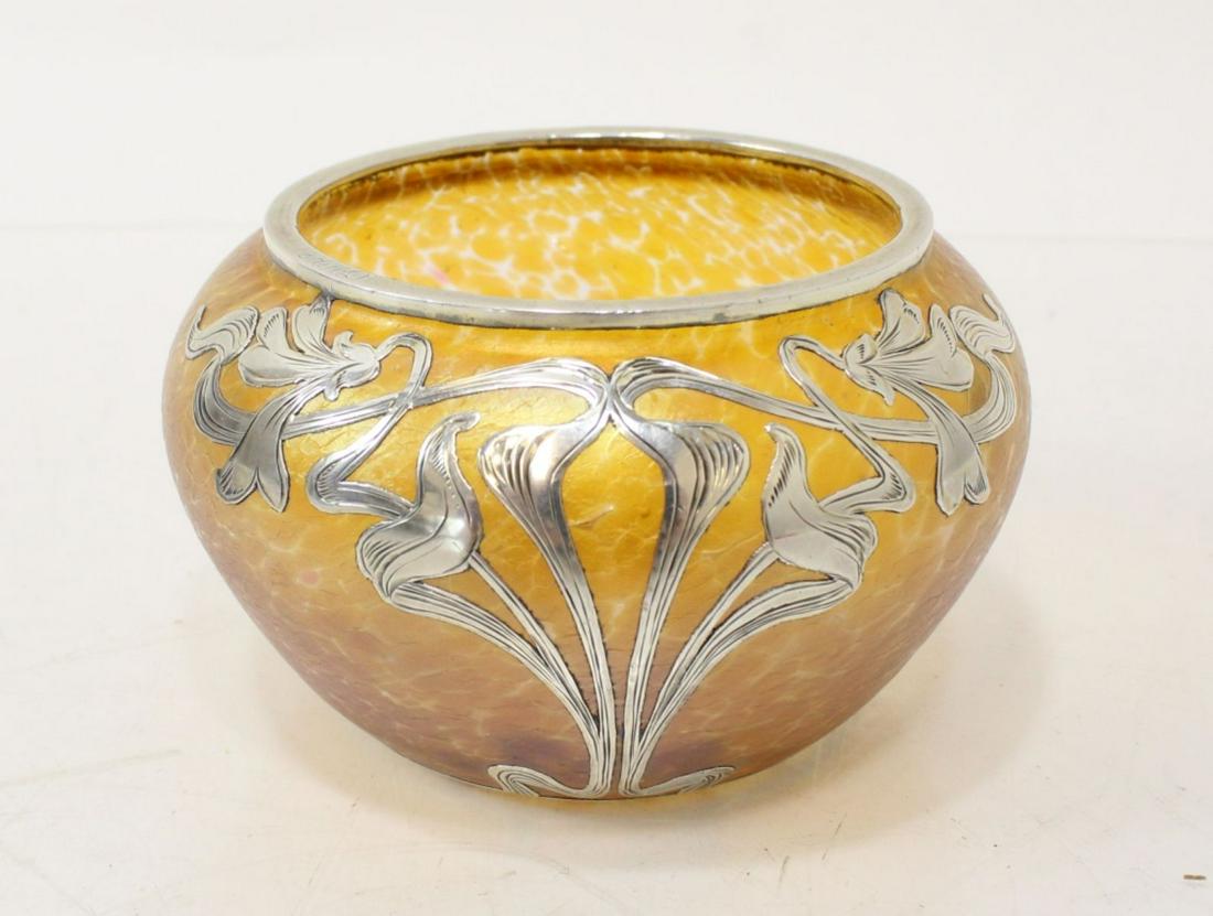 Loetz Sterling Silver Overlay Vase (1 of 5)