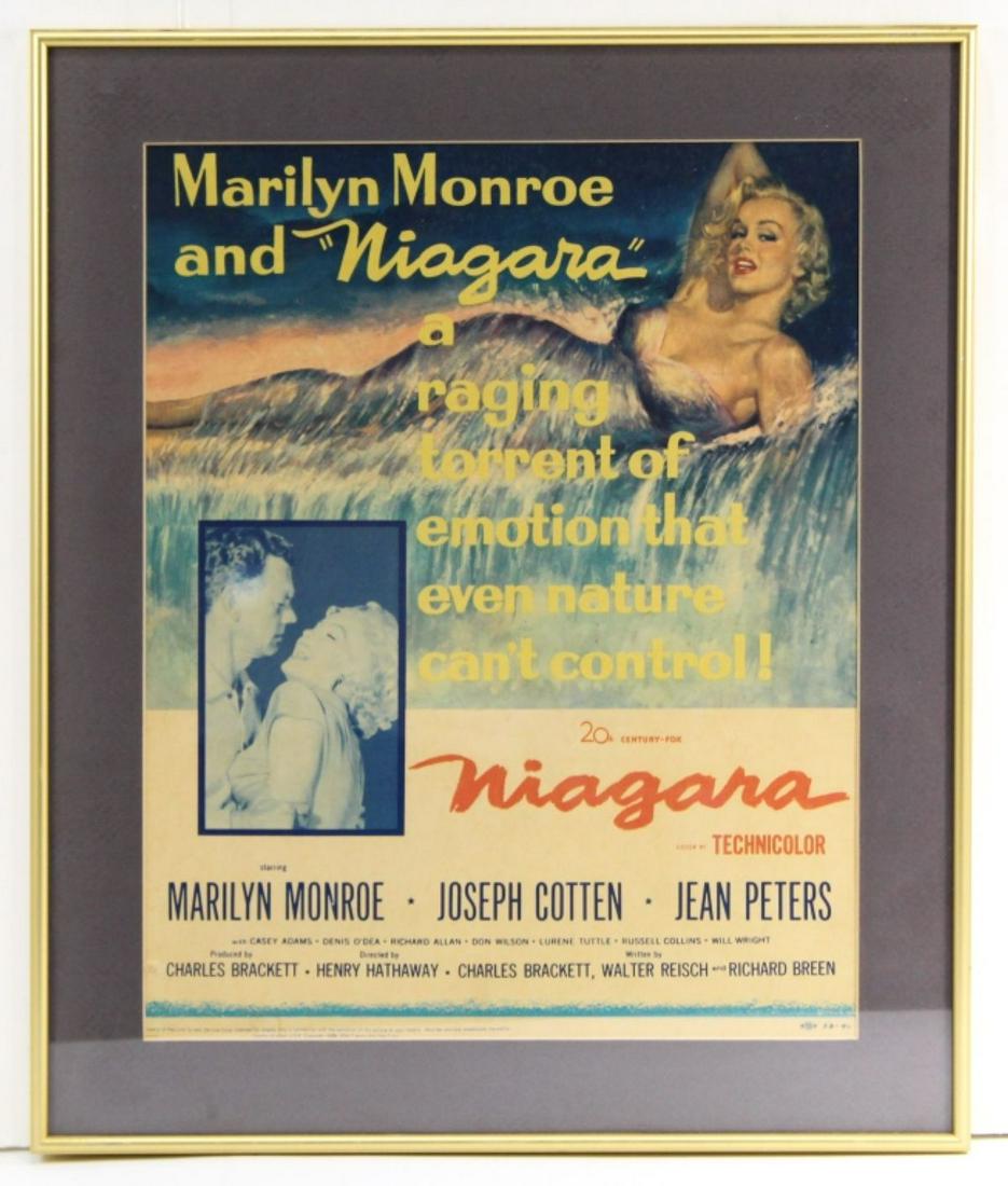 Original 1953 Niagara Window Card Movie Poster (1 of 3)