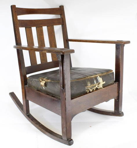 Antique Limbert Oak Rocking Chair