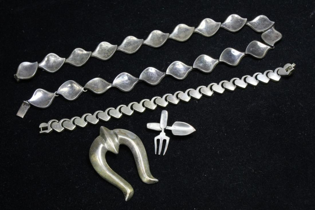 4pc Sterling Silver Jewelry- 116g TW (1 of 10)