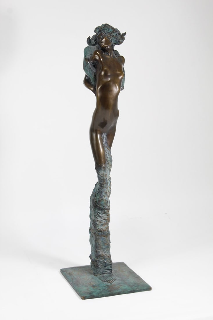 Jurgen Gorg  "Entwined Figures" Bronze Sculpture (1 of 9)