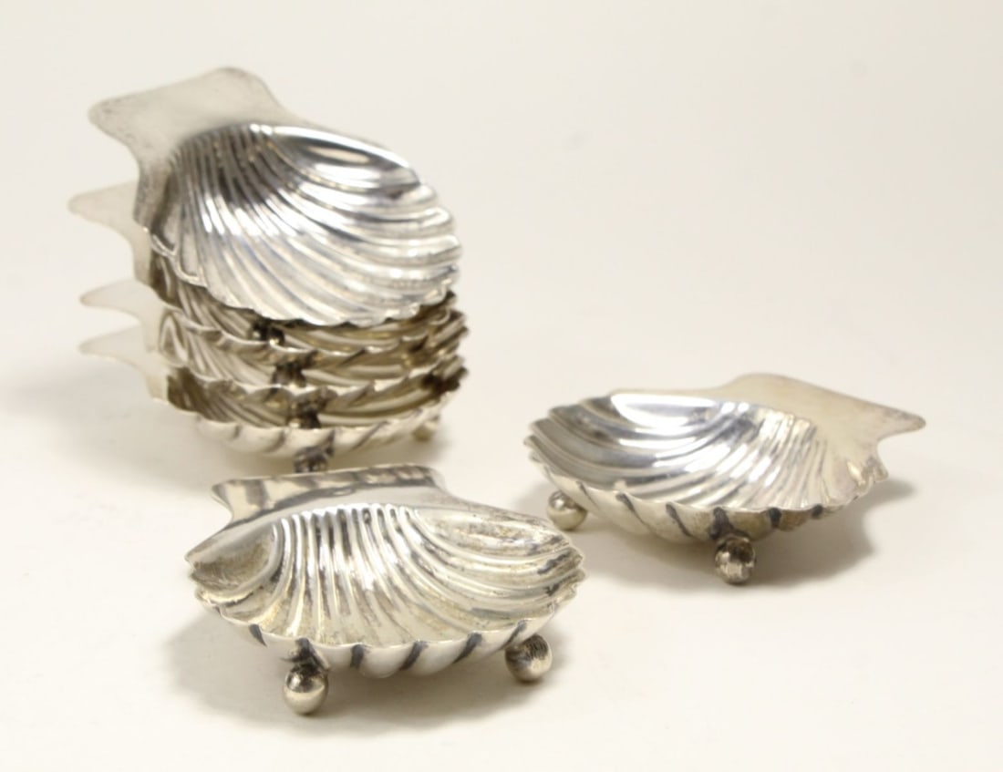 Maciel Mexico Sterling Shell Form Nut Dishes (1 of 6)