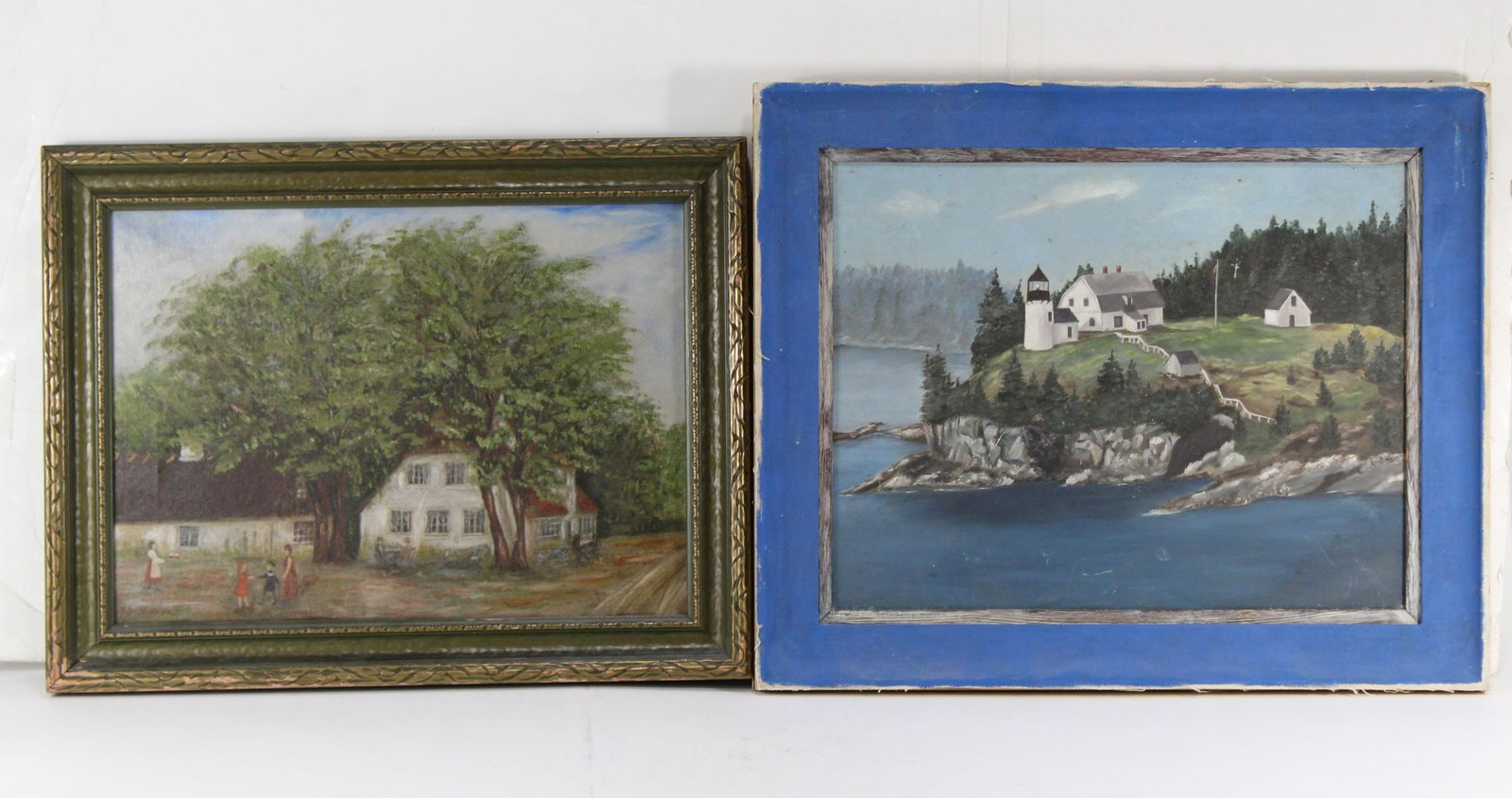 Pair of Framed Original Landscape Oil Paintings (1 of 9)