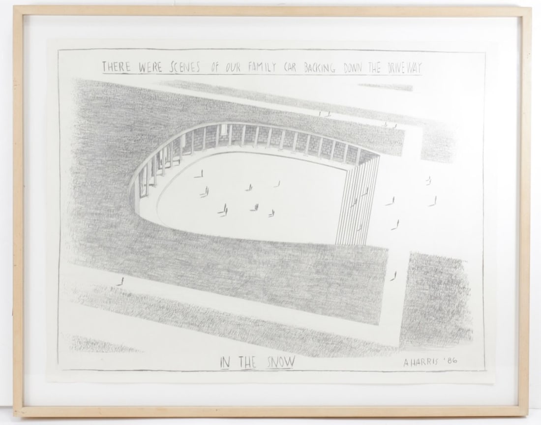 Alfred Harris (WA) Pencil Drawing on Paper (1 of 5)