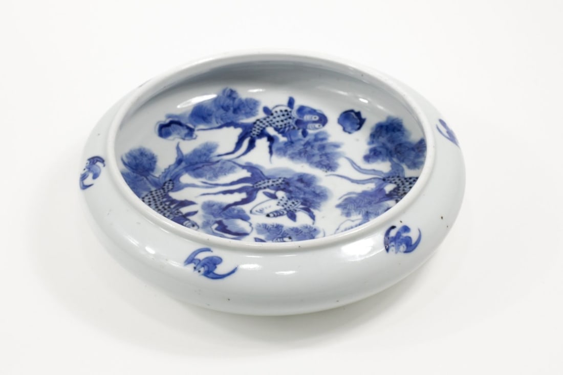 Chinese Blue & White Brush Washer (1 of 5)