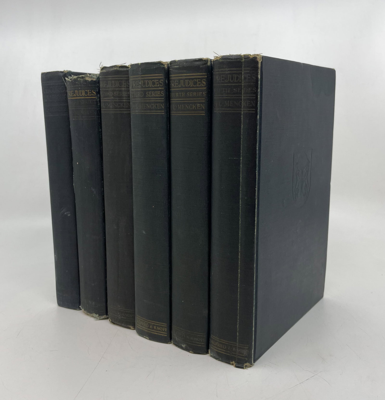 6pc H.L. Mencken Prejudices & Burlesques Books (1 of 5)