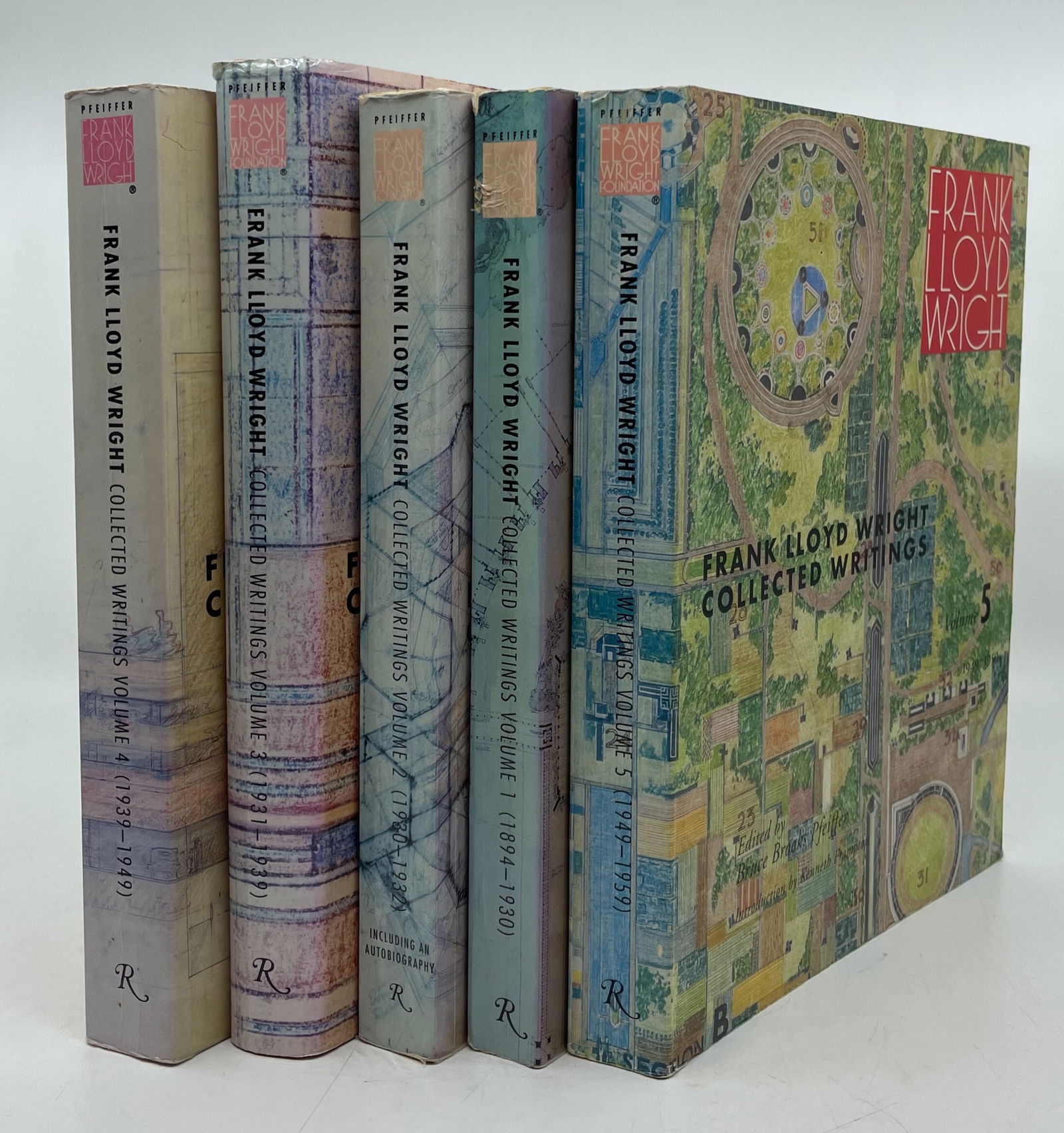 5pc Frank Lloyd Wright "Collected Writings" Set (1 of 5)