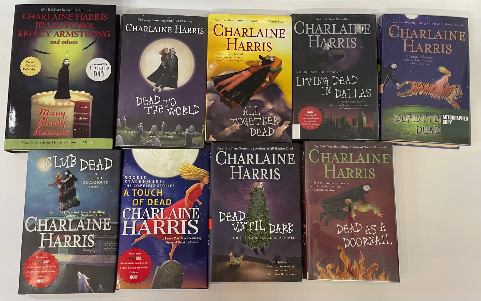 9pc Charlaine Harris Vampire Hardcover Books: 9pc Charlaine Harris Vampire Hardcover Books. Excellent condition.