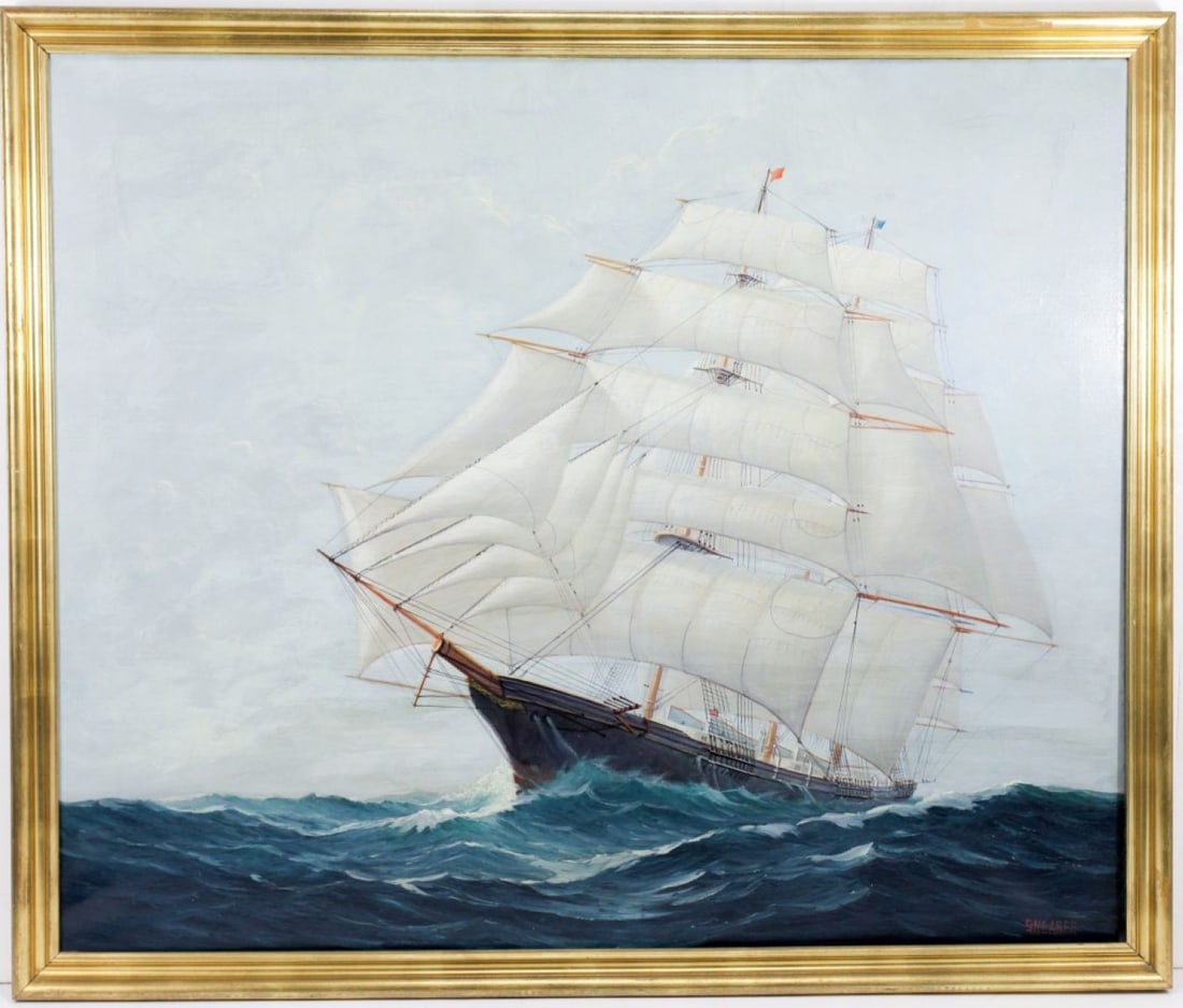 W. Baldwin Shearer Original Oil on Canvas (1 of 5)