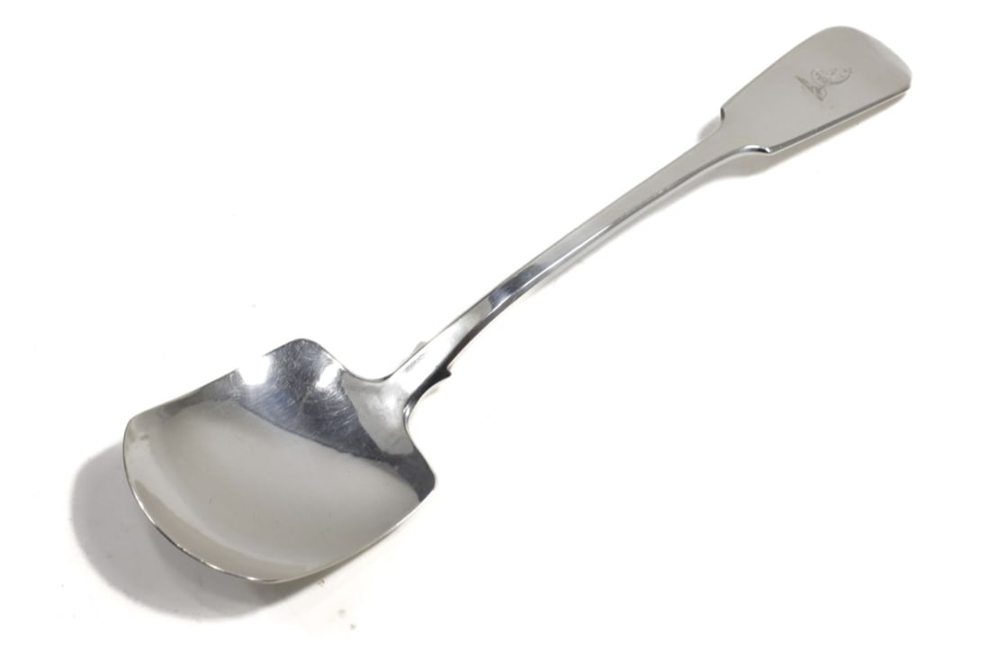 Georgian Sterling Silver Large Serving Spoon (1 of 6)