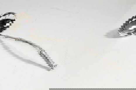 Tiffany & Co. Bamboo Sterling Silver Cream Ladle: Tiffany sterling silver "Bamboo" pattern cream ladle. Marked TIFFANY & CO. STERLING to handle. No monogram. The Bamboo pattern was designed by Van Day Truex and introduced in 1961. Very good condition
