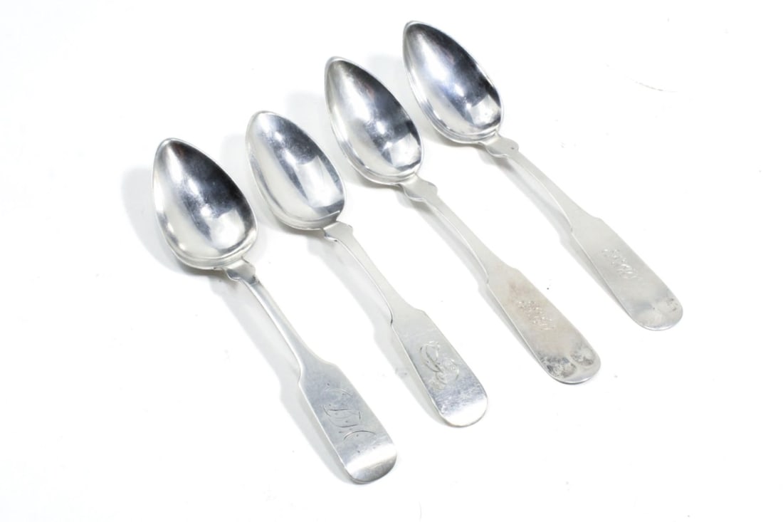 James Easton 2nd Nantucket Coin Silver Spoons (1 of 6)
