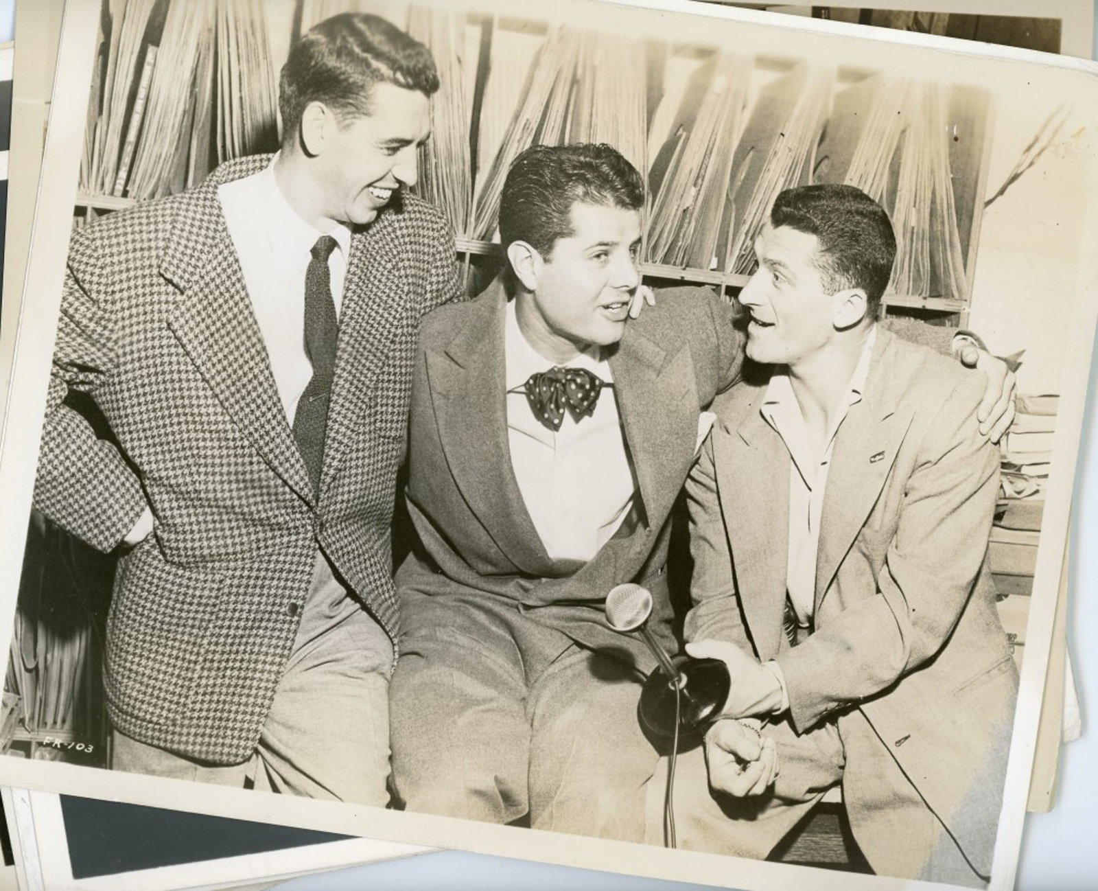 Group 16 Early Radio Publicity Photos: Group 16 Early Radio Publicity Photos. Includes Fred Robbins, Kitty Kallen, Lucille Wall, Horace Heidt, Raymond Scott, Charles Korvin, and various other radio personalities. All measure approx 8x10". 