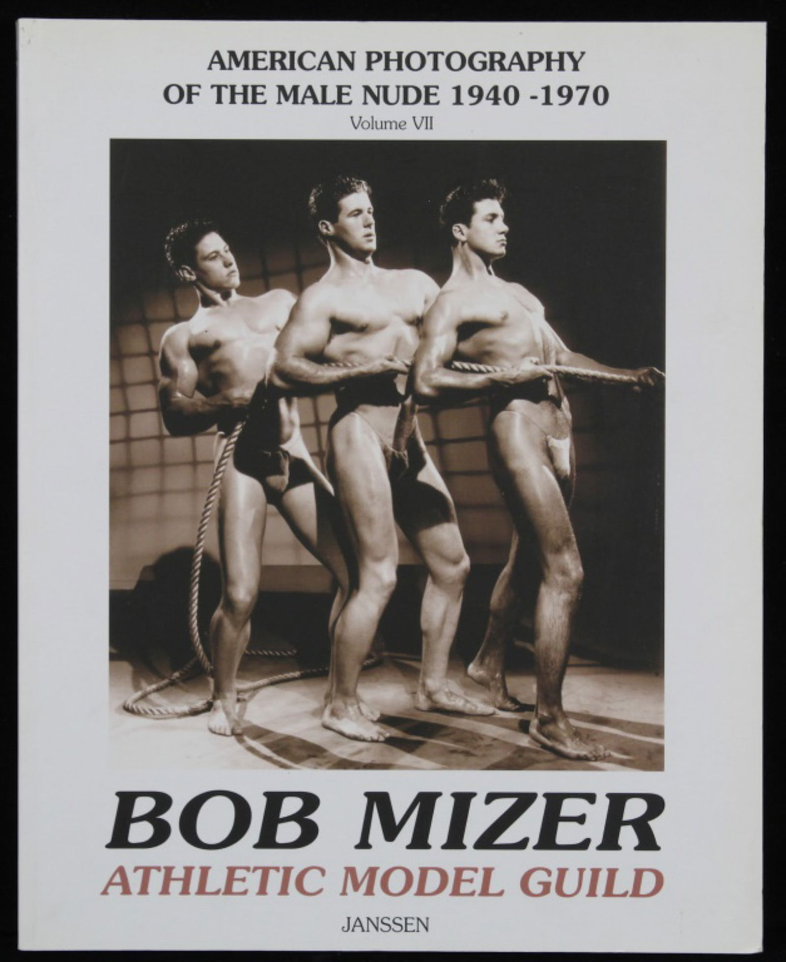 American Photography Of The Male Nude 1940-1970: Bob Mizer: American Photography of the Male Nude 1940-1970: Volume VII. Male semi and fully nude illustrations in black & white and color. Paperback by Janssen Publishers. Very good condition. 11 7/8"