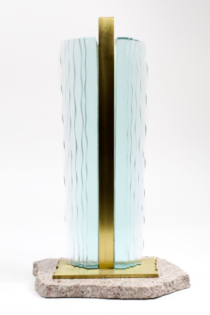 Nancy Mee (WA) Fused Glass Candlestick Sculpture (1 of 6)