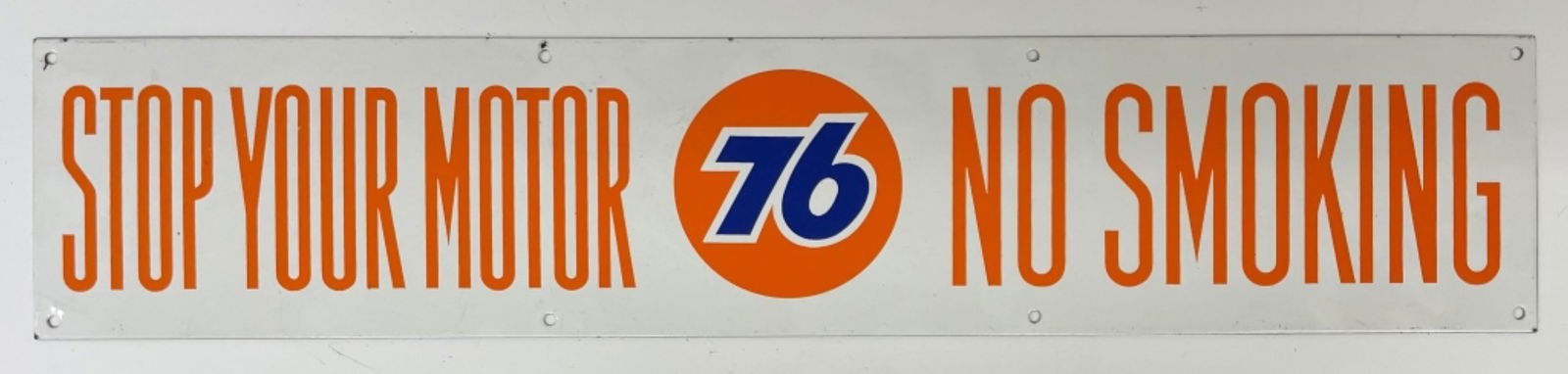 Vintage UNION 76 Enameled Steel Sign (1 of 3)