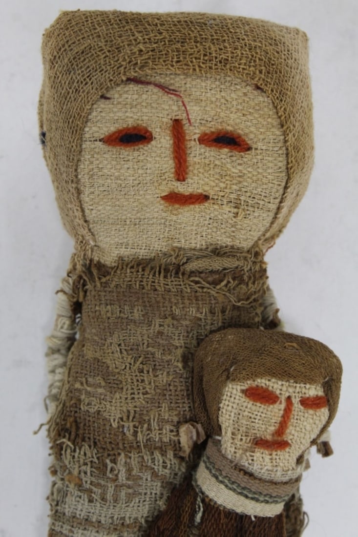 Pre-Columbian Textile Burial Mummy Doll Peru (1 of 8)
