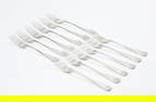 Steiff Sterling WILLIAMSBURG SHELL Salad Forks