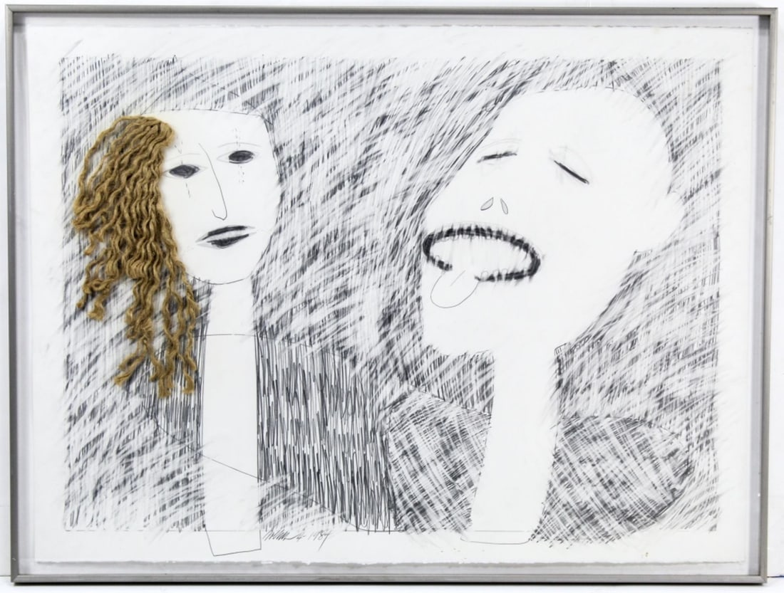 Louise Hoeschen-Goldberg (WA) Mixed Media Drawing (1 of 6)