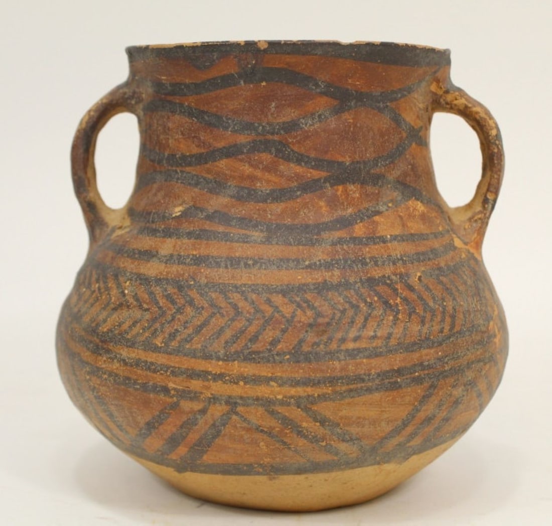 Chinese Neolithic Yang Shao Pottery Painted Pot (1 of 11)