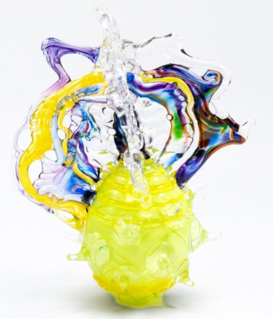 Fritz Dreisbach Art Glass Sculpture, 2005 (1 of 7)