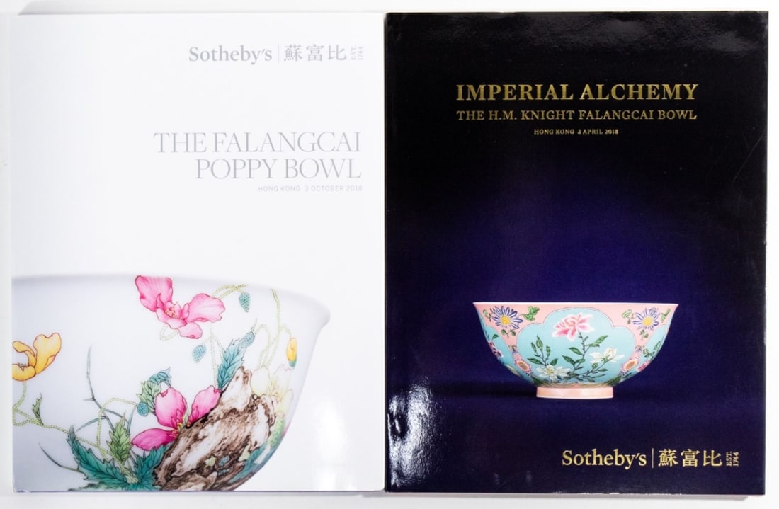 Sotheby's Knight & Poppy Falangcai Bowl Catalogs (1 of 4)