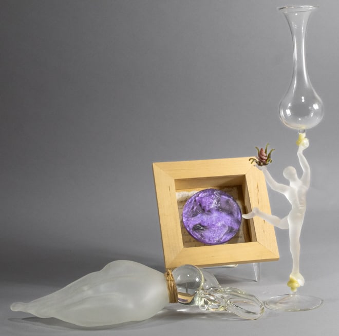 Group of 3 Art Glass Sculptures (1 of 6)