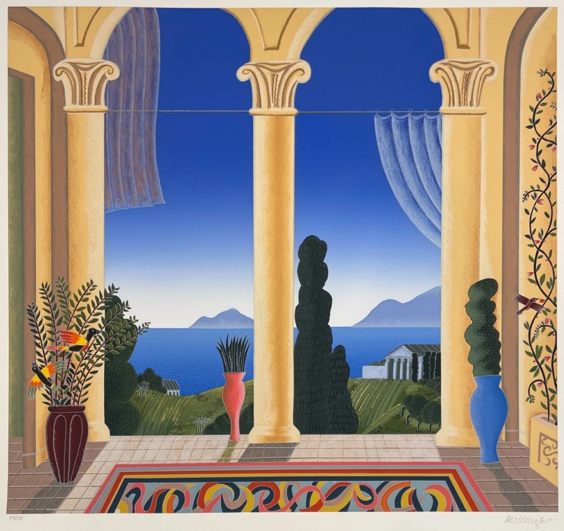 Thomas McKnight "Delphi" Signed Serigraph (1 of 4)