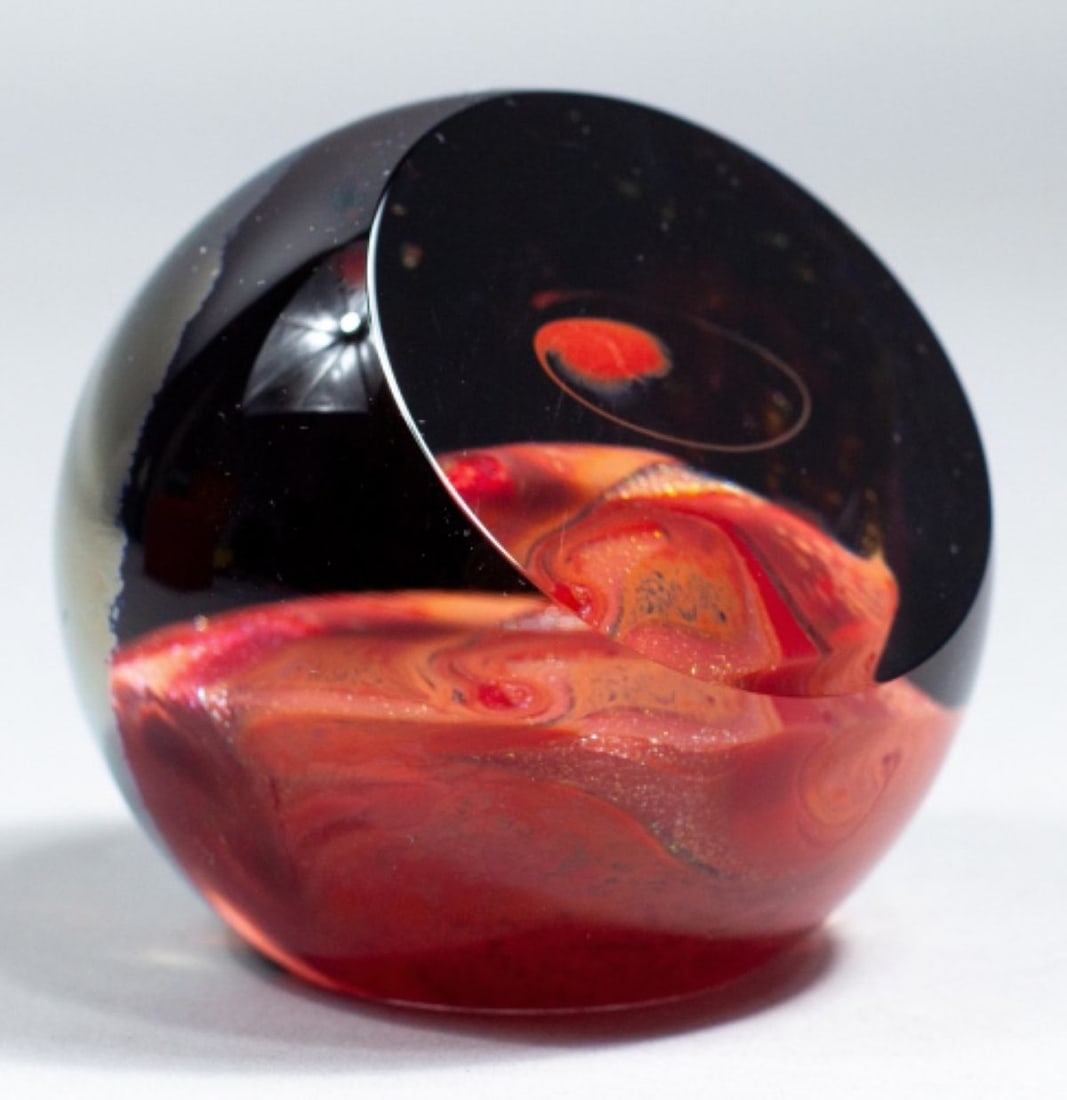Glass Eye Studio Second / Sample Glass Celestial Paperweight (1 of 6)
