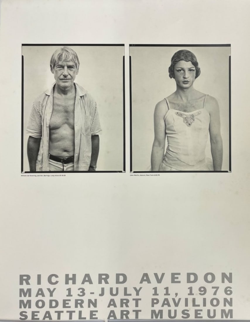 Richard Avedon Seattle Art Museum Poster, 1976 (1 of 2)