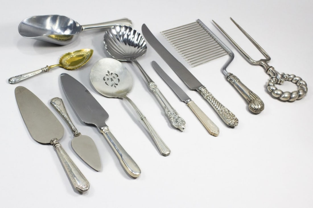 Sterling Handle Serving Pieces / Wallace BAROQUE (1 of 9)