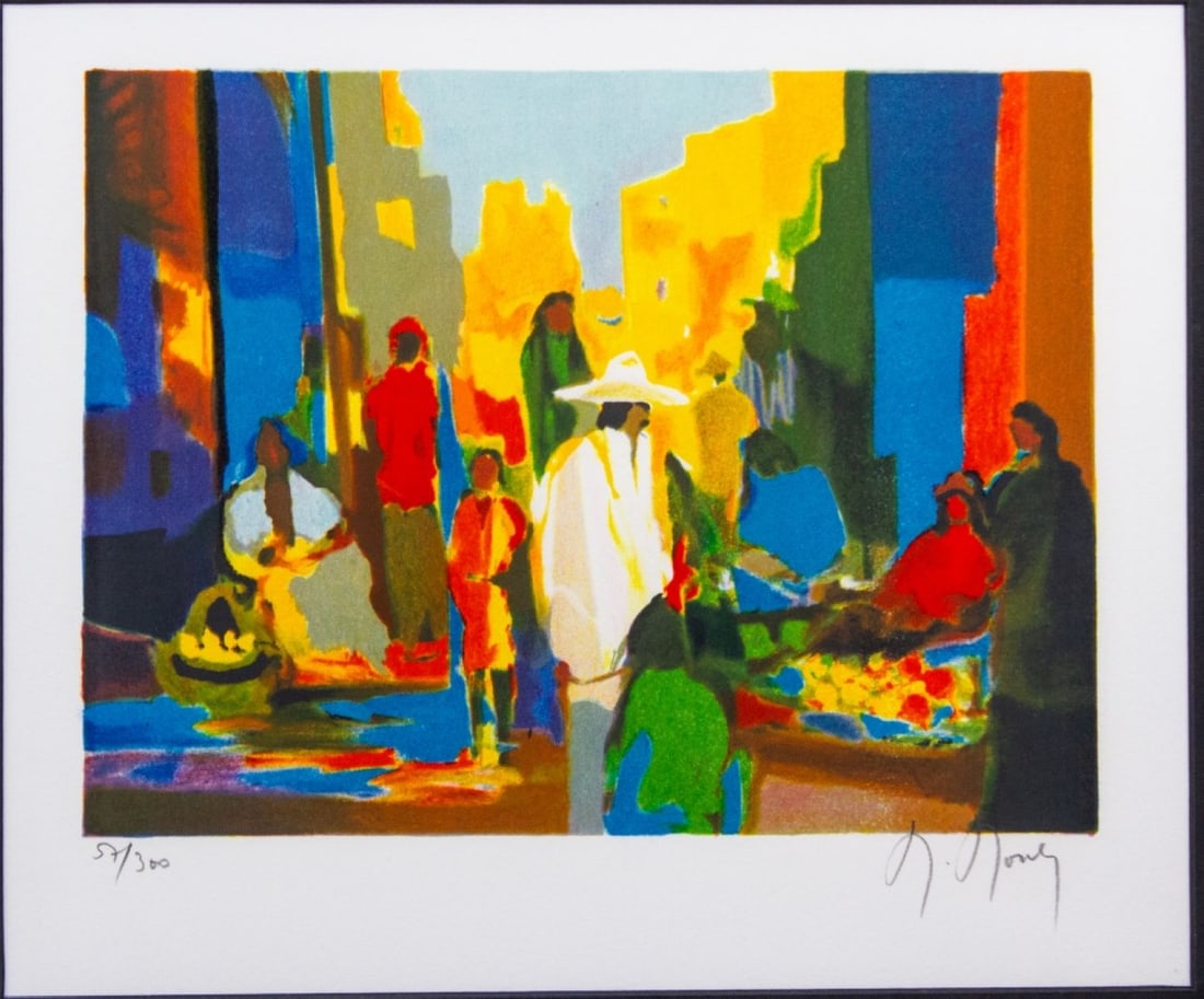 Marcel Mouly Signed Limited Framed Lithograph #1 (1 of 6)