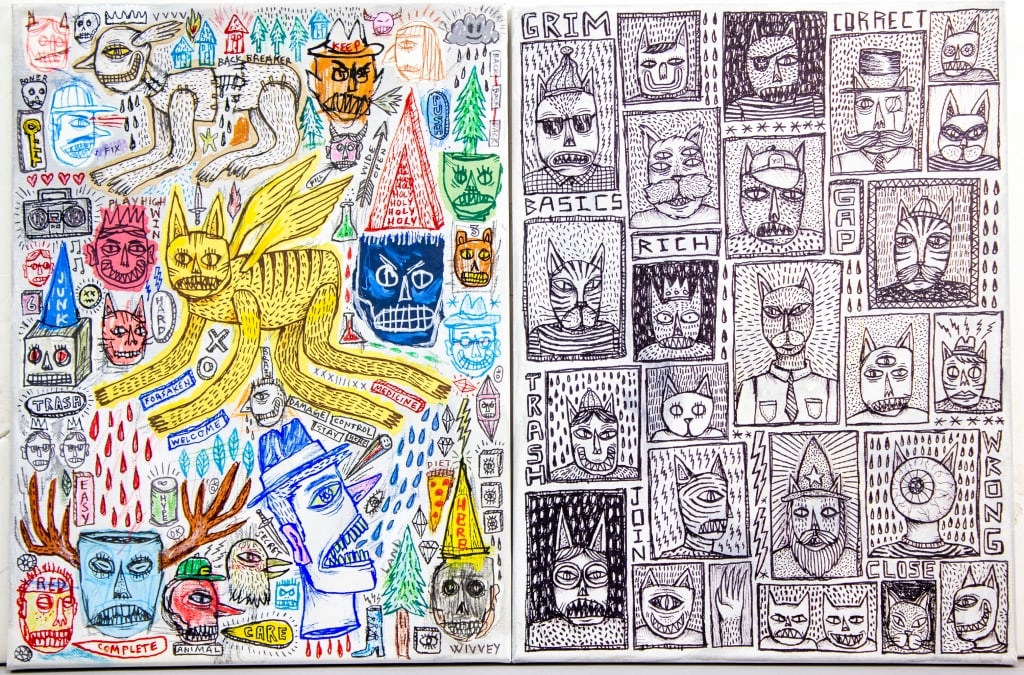 2 Mixed Media Contemporary Artworks (1 of 7)