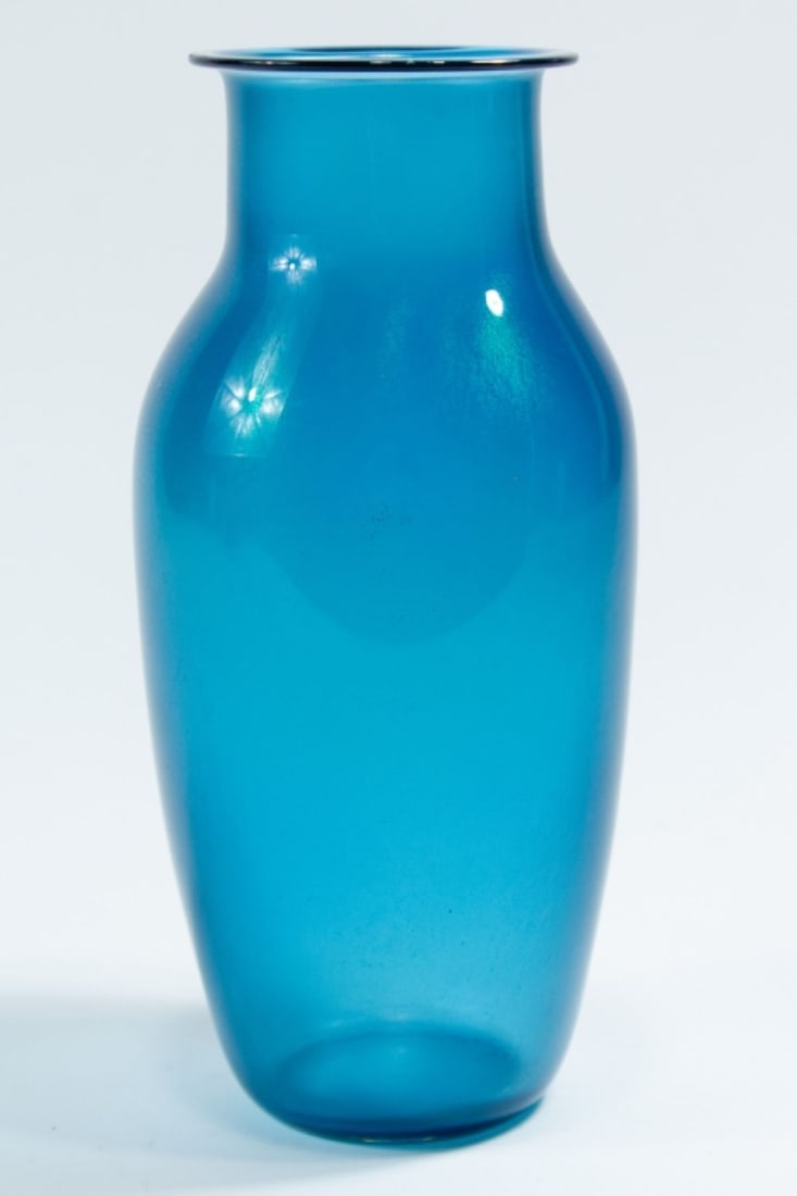 Josh Simpson Art Glass Iridescent Vase 1995 (1 of 5)