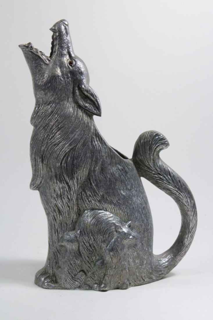 Arthur Court Howling Coyote Pitcher 12.5" (1 of 7)