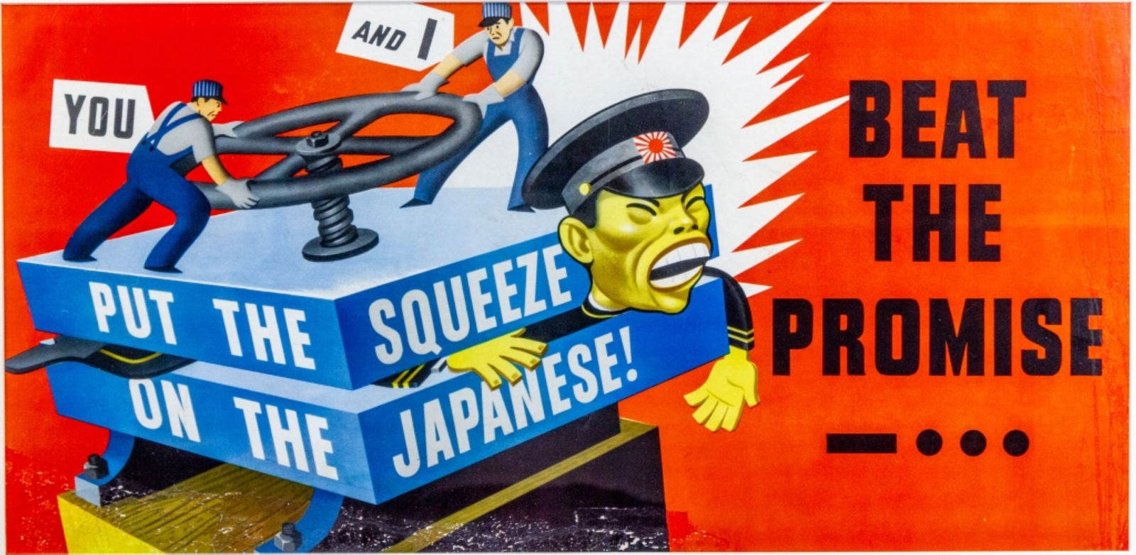 WWII "Beat The Promise" Propoganda Poster (1 of 5)