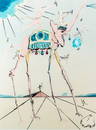 Salvador Dali "Celestial Elephant" Lithograph