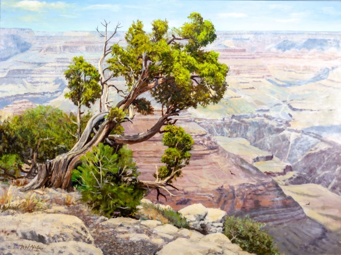 William H. Atkins "Grand Canyon" Large Oil, 1982 (1 of 6)