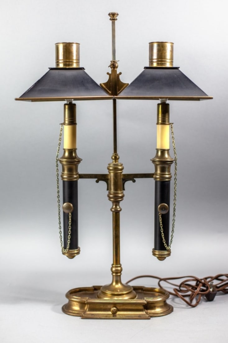 Chapman Brass Bouilliotte Lamp 1972 (1 of 6)