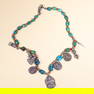 Tibetan Sterling & Turquoise Nugget Necklace