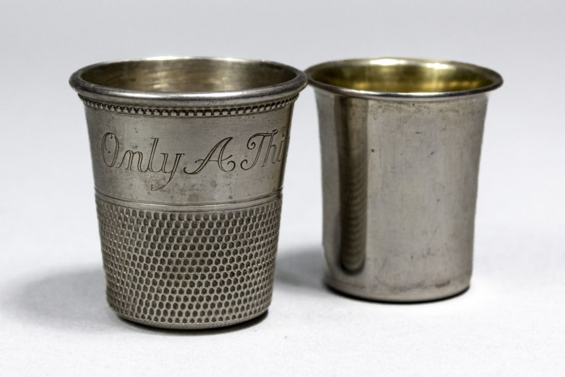 Vintage Sterling Silver Barware Shot Cup Jiggers (1 of 6)