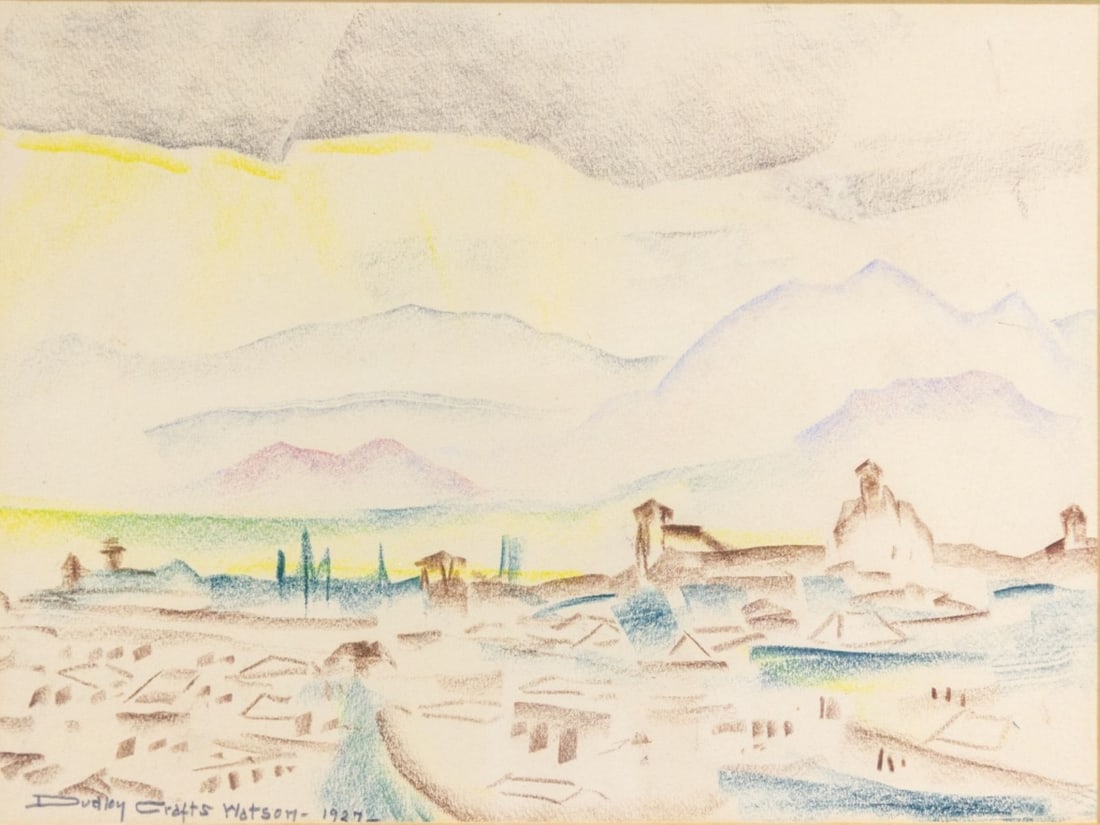 Dudley Crafts Watson Modernist Drawing, 1927 (1 of 5)