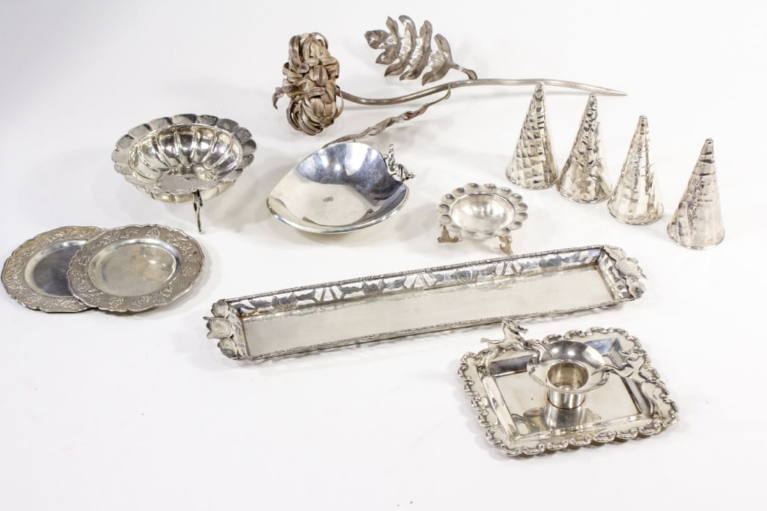 Mexican Sterling Silver Table Items (1 of 10)