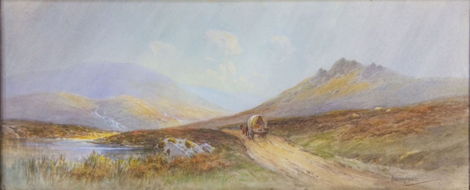 C.E. Hannaford Landscape with Covered Wagon (1 of 7)