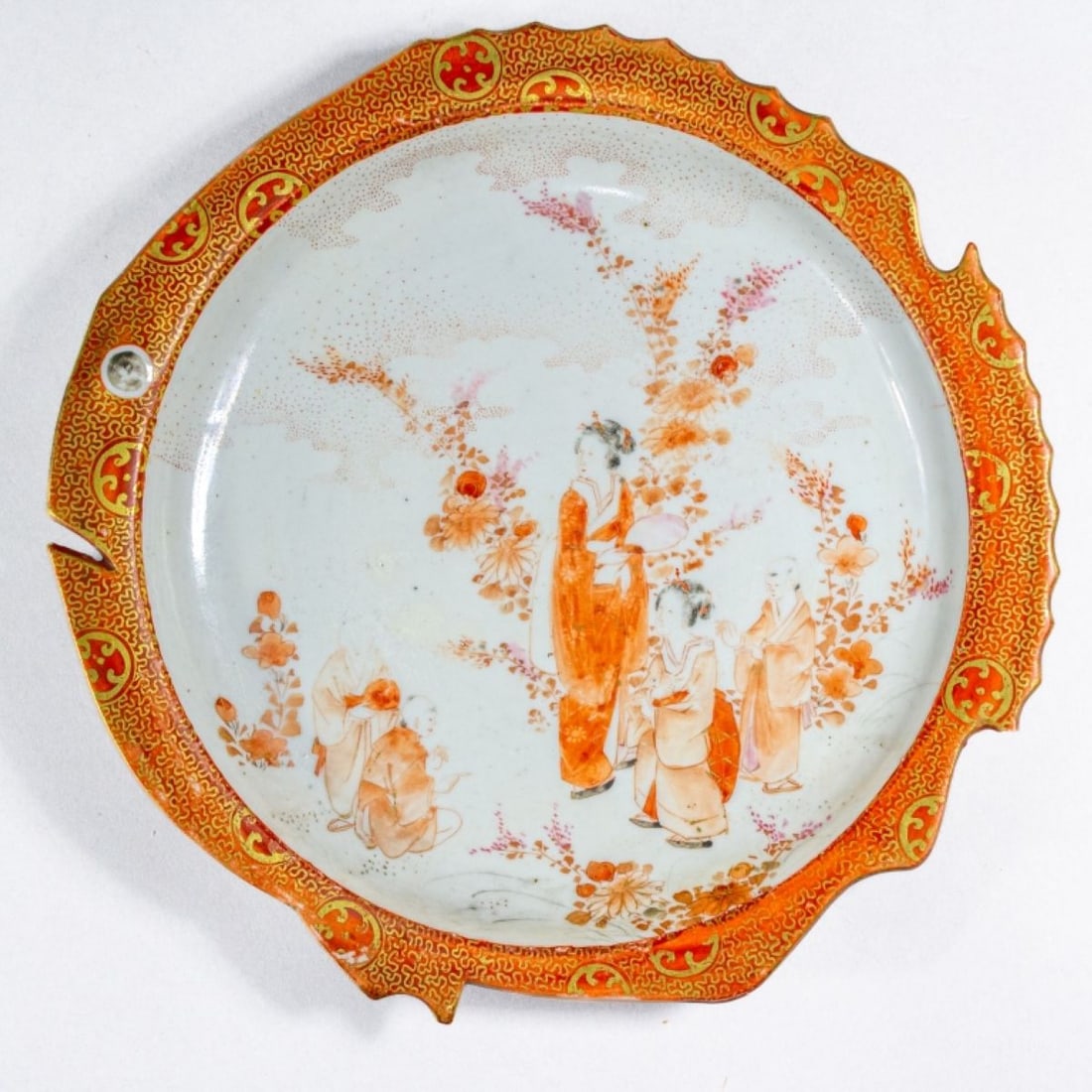 Antique Japanese Kutani Porcelain Fish Form Plate (1 of 7)
