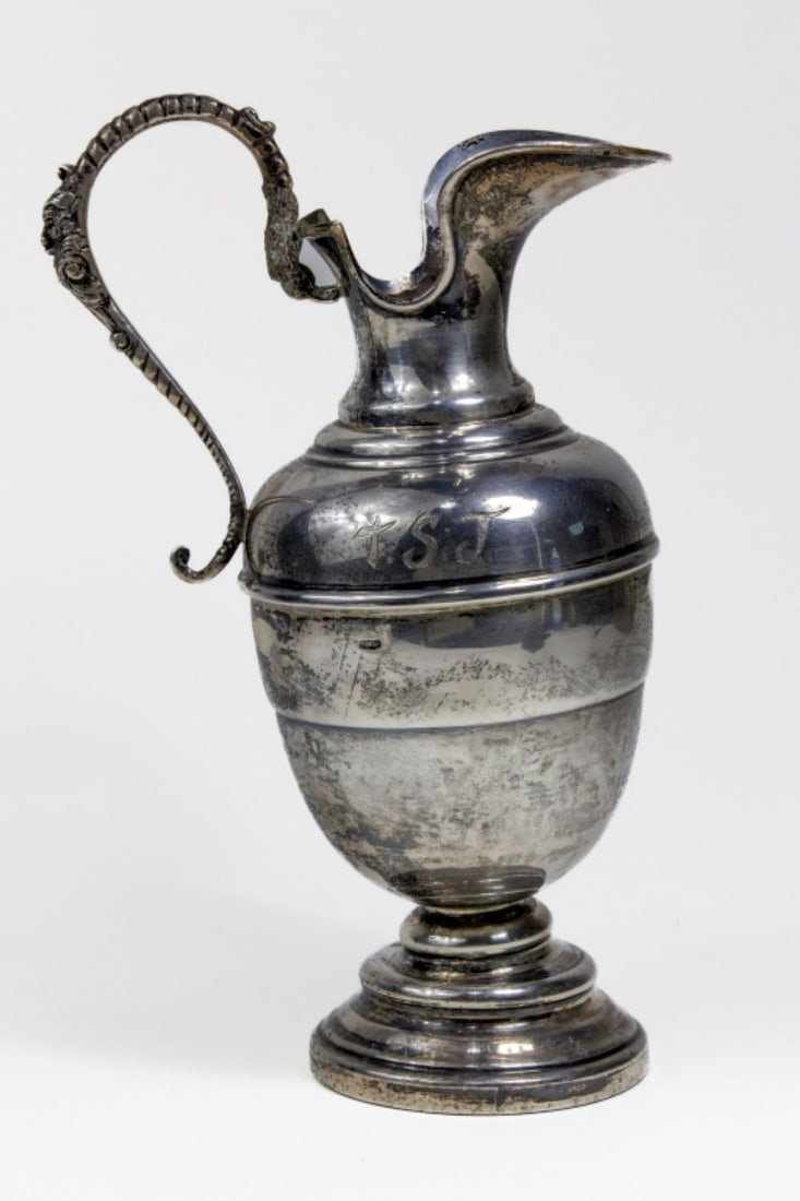 Egyptian .900 Silver Ewer Pitcher (1 of 11)