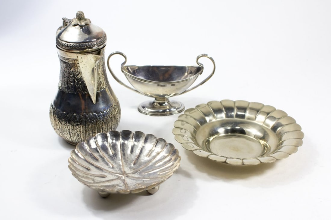Collection 900 Silver Items / Pitcher & Bowls (1 of 9)